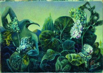Max Ernst (1891 – 1976); Natur im Morgenlicht, 1936; Öl auf Leinwand, 25 x 35 cm © Städel Museum, Frankfurt am Main